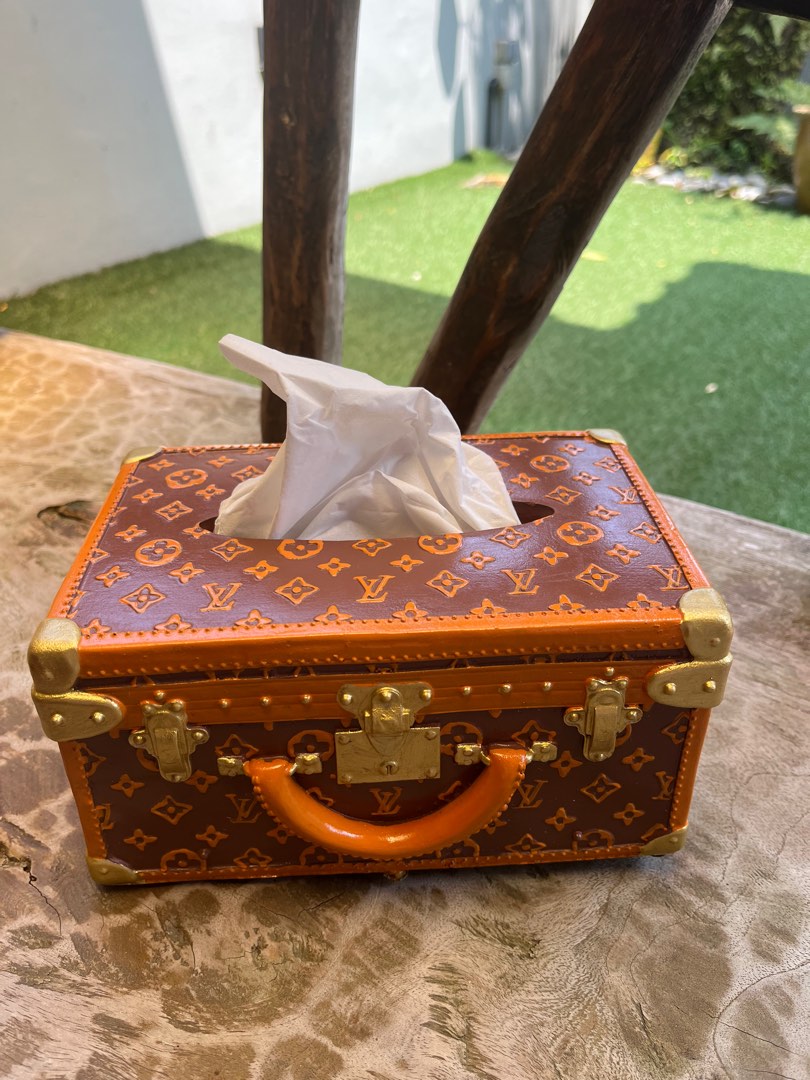 BN LV Tissue Box Holder, Furniture & Home Living, Home Decor