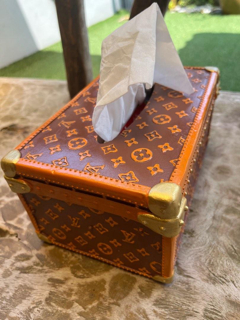 BN LV Tissue Box Holder, Furniture & Home Living, Home Decor