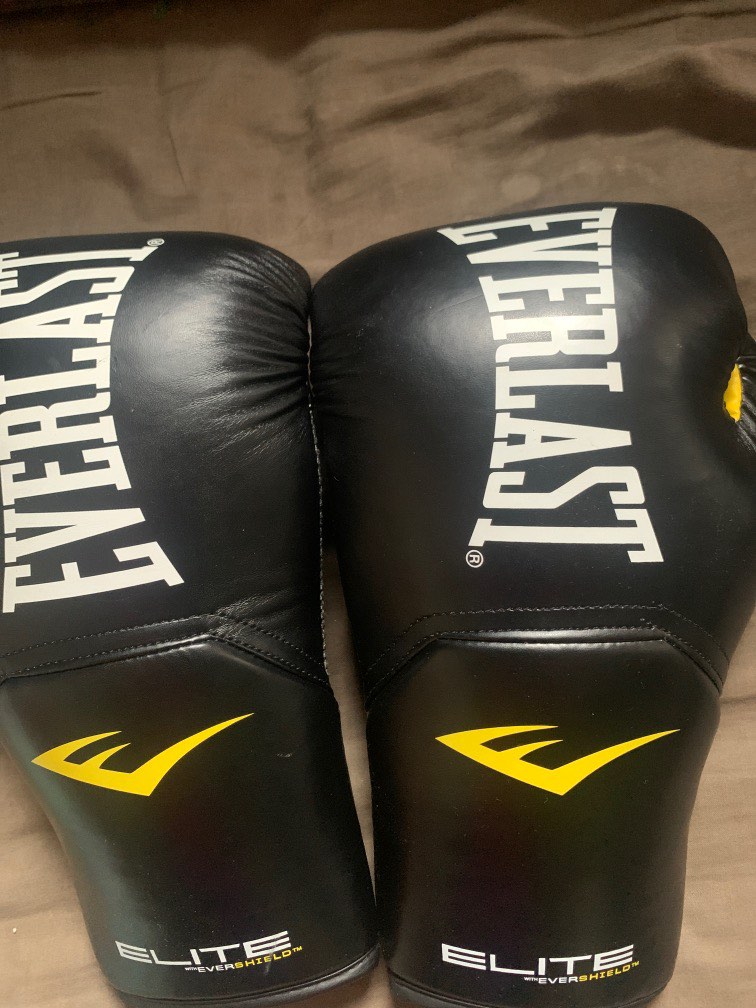 everlast elite laced training gloves