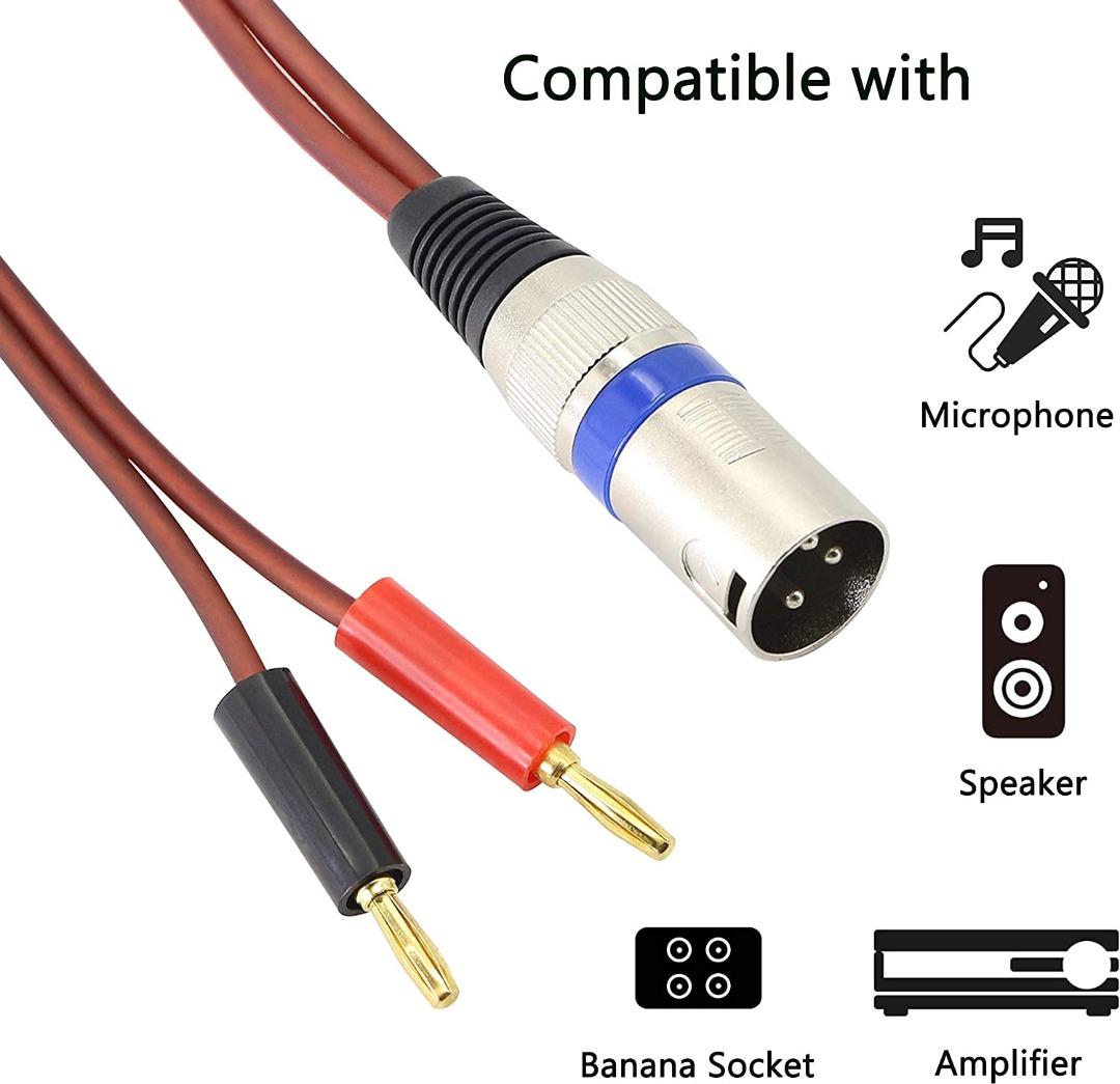 thumbnail image 2 of XMSJSIY HIFI Speaker Cable 2mm Pin Plug OFC Speaker Wire... 2 of 10
