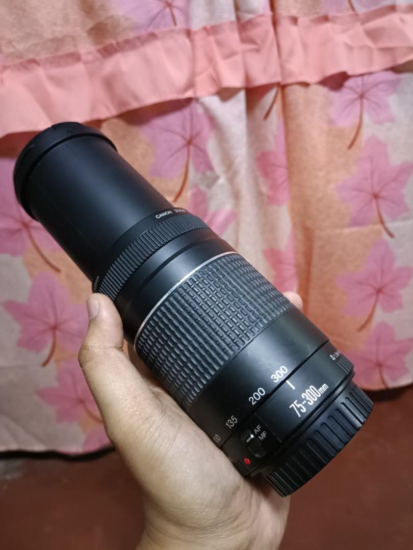 Canon 75 300mm Telephoto Zoom Lens Good Condition Photography Lens Kits On Carousell
