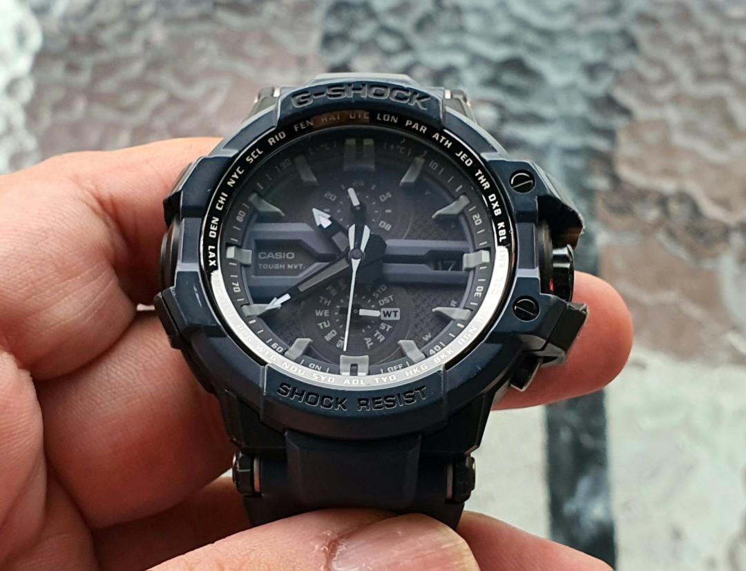 casio g shock aviator gwa1000fc limited edition blue Men s