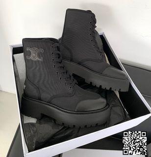Celine Bulky laced up boots