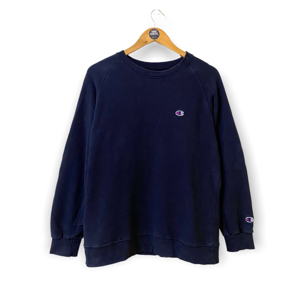 Champion navy blue sweater outlet