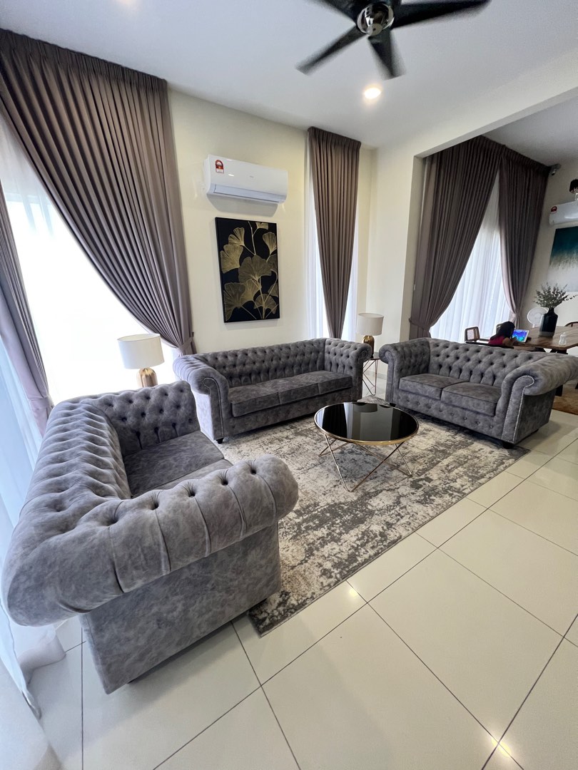 Ruang tamu sofa outlet chesterfield