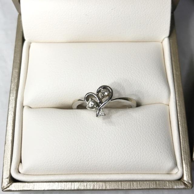 CITIGEMS Diamond Rings and Necklace Elistar Solitaire Proposal Ring Rosella Heart Pendant from