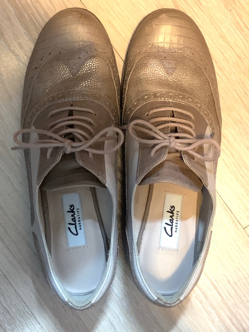 Clarks women brogues女裝鞋, 女裝, 鞋 