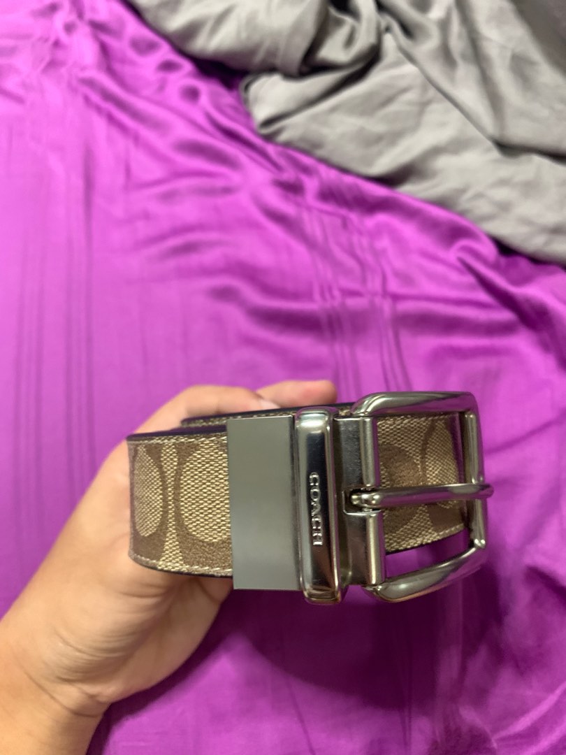 Coach monogram belt, Men's Fashion, Watches & Accessories, Belts on Carousell