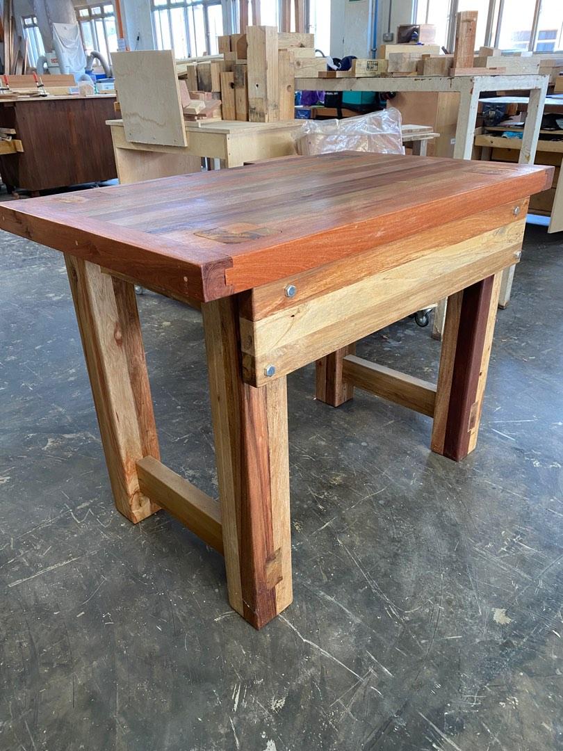 Custom built Workbench, Furniture & Home Living, Furniture, Tables ...