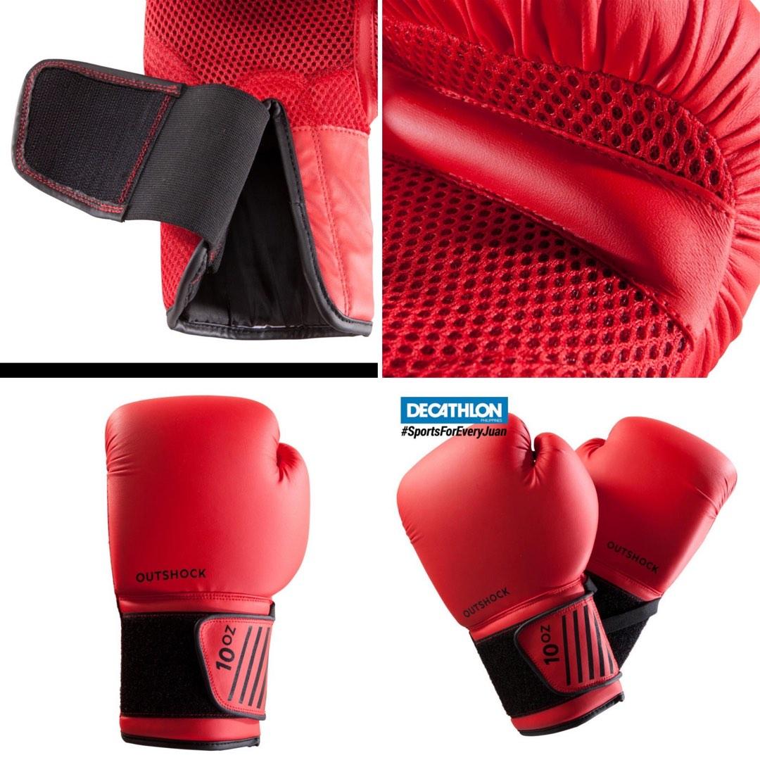 Decathlon Outshock Boxing Gloves 8oz, Sports Equipment, Other Sports