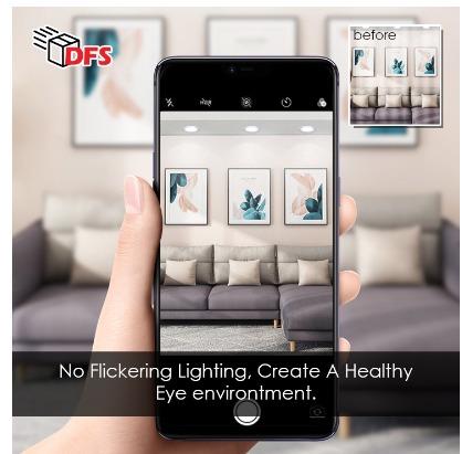 DFS LED LIGHT Recessed Light/LED Downlight Square/ Round Downlight Tri ...