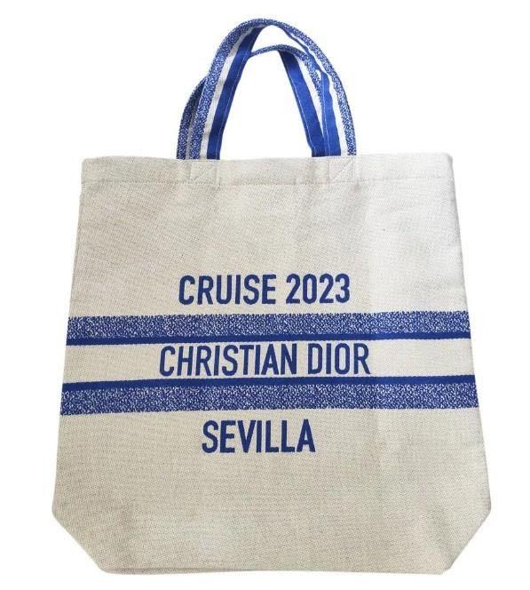 Christian Dior Sevilla Cruise 2023 Canvas Book Tote Bag VIP Gift