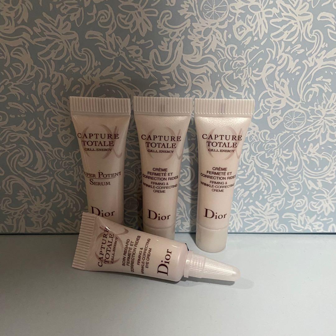 Dior Capture Totale Face Cream Serum Eye Cream Sample, 美容＆化妝品, 健康及