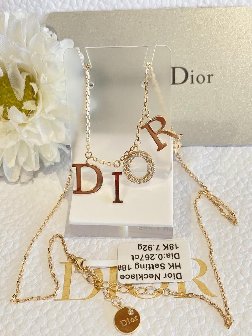 Dior Hk Necklace w dia