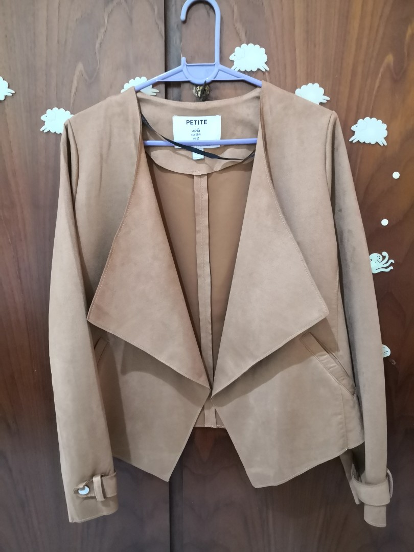 Dorothy perkins top suede jacket