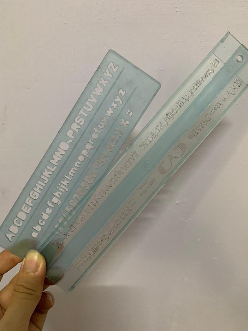 Drafting Tools (Stencils/template, scale, etc) (Category: Craft Supplies & Tools) located in Pasay City. Submitted by dyongjo (Listing ID 1185206335, Image 3). Description: Well used, condition as seen in photo ₱50-₱500 each 1st pic: - Rotring circle template ₱250 - ellipse/oval template ₱60❌SOLD❌ 2nd pic: - Rotring french curve set ₱200❌SOLD❌ 3rd pic - Lettering Guide set (2pcs) ₱60 4th pic - Rotring lettering guide 3mm ₱200 - Rotring lettering 
