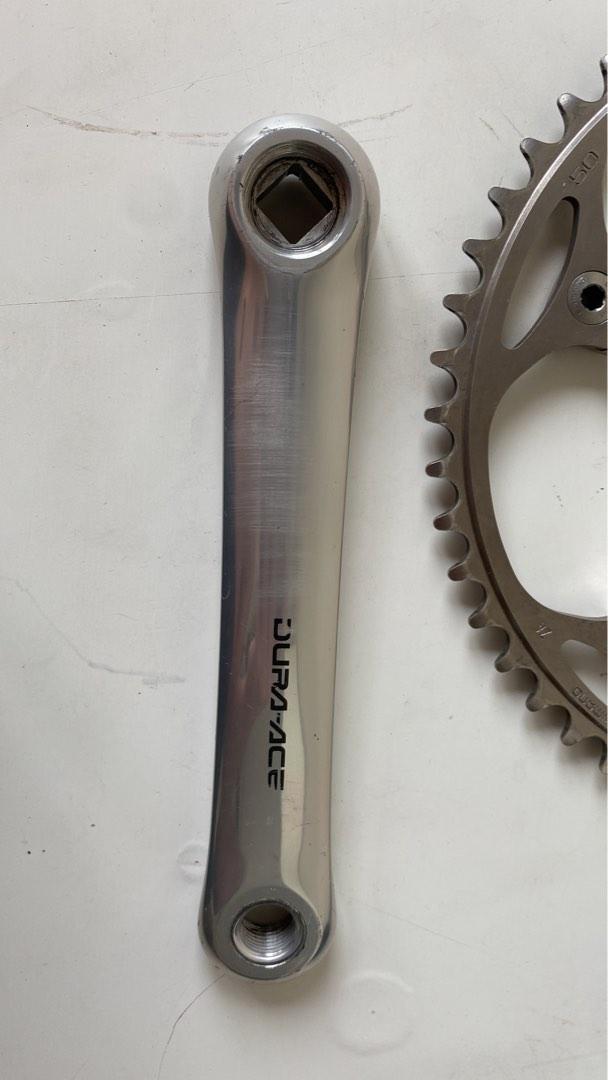Shimano Dura ace 7600 x 7710 NJS Track Crankset and Hatta swan bottom