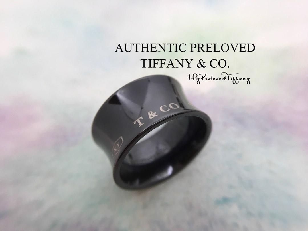 Tiffany 1837 on sale black titanium ring