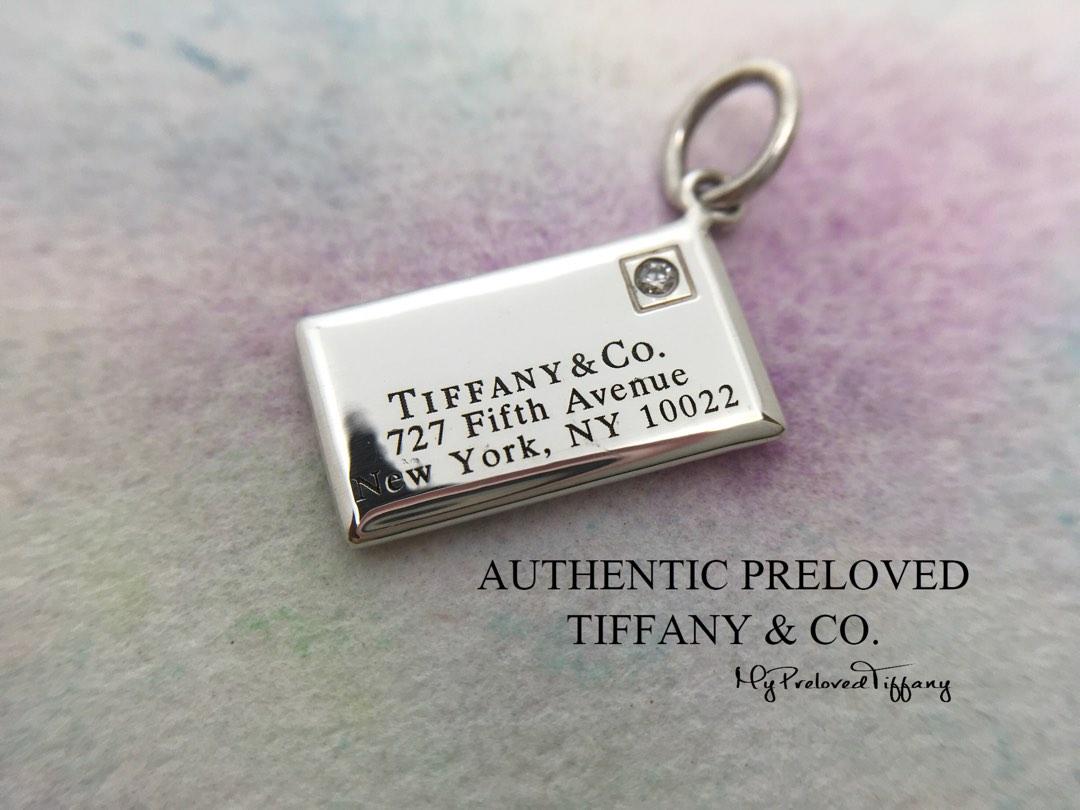 Tiffany envelope charm on sale