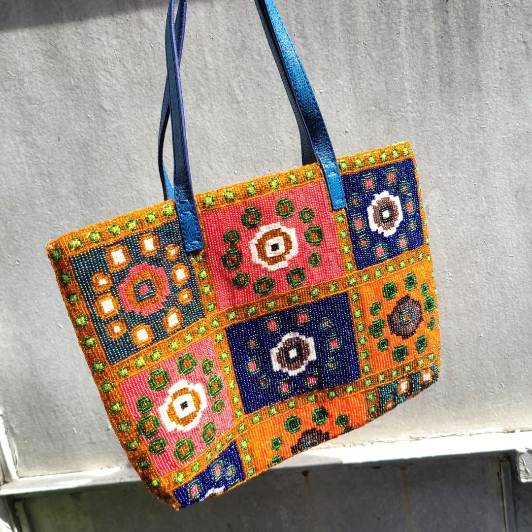 Vintage fendi beaded bag cheap