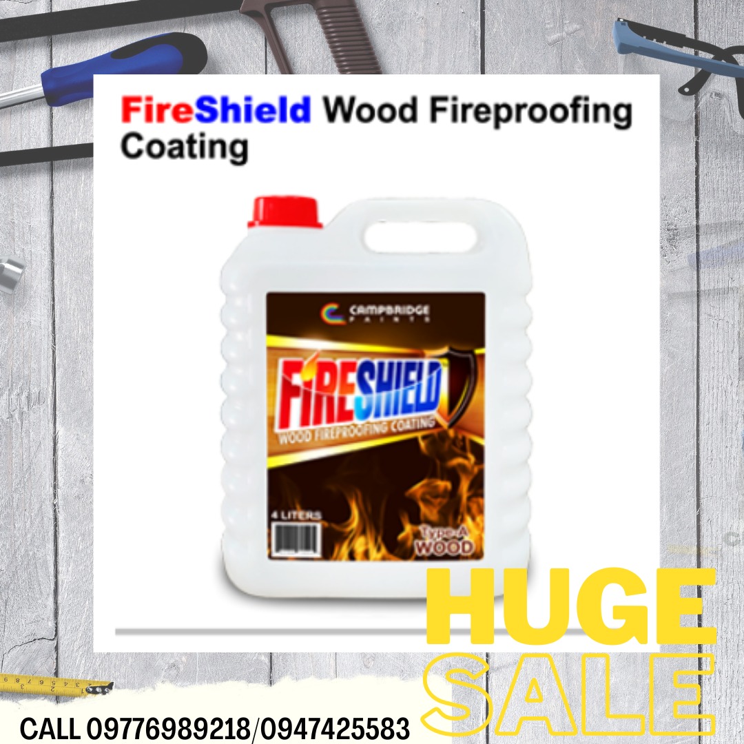 FIRESHIELD FIREPROOFING COATING TYPE A WOOD, Commercial & Industrial