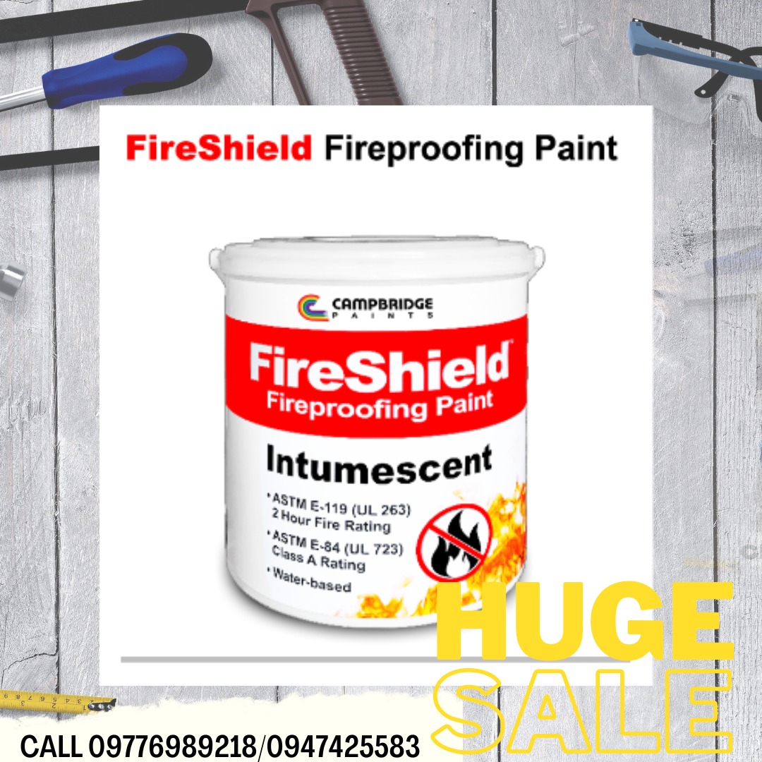 FIRESHIELD FIREPROOFING PAINT INTUMESCENT, Commercial & Industrial