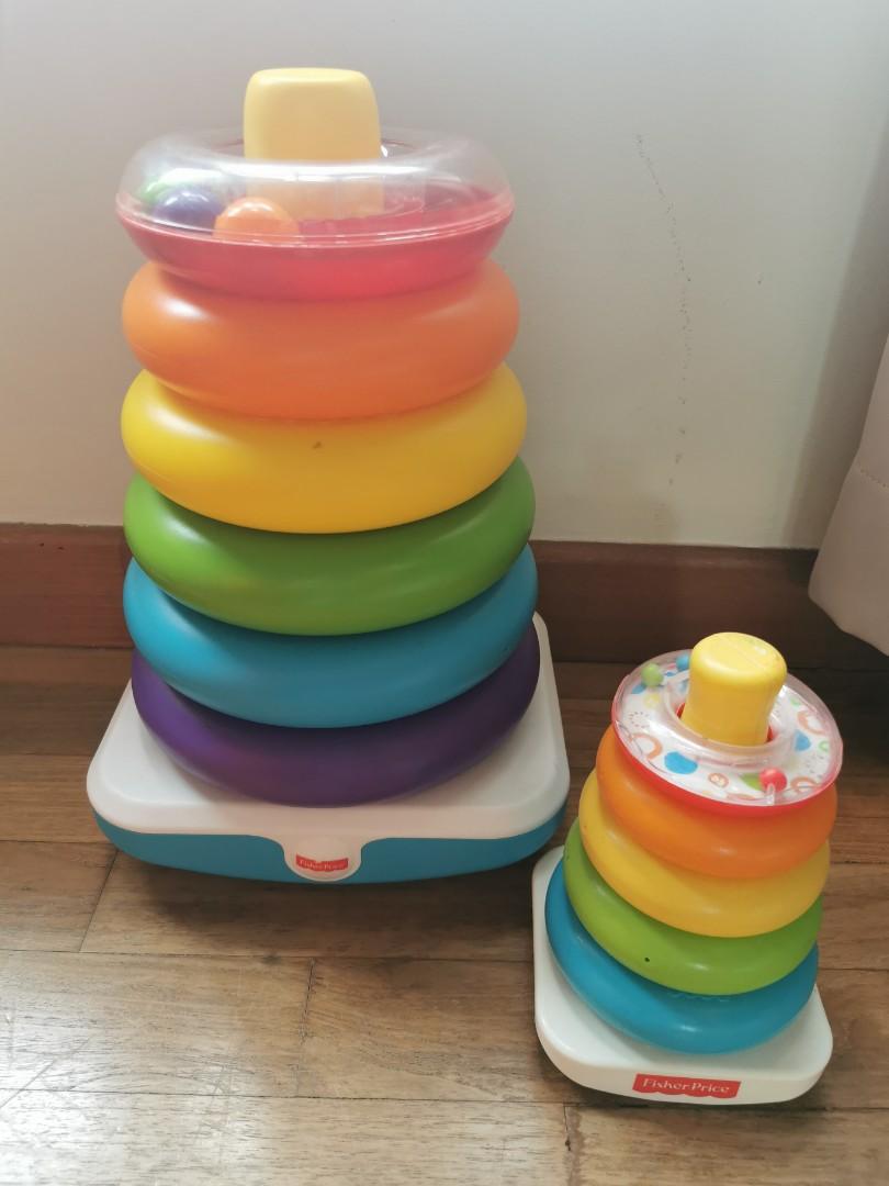 Fisher price Big + small ring towers, Babies & Kids, Infant Playtime on