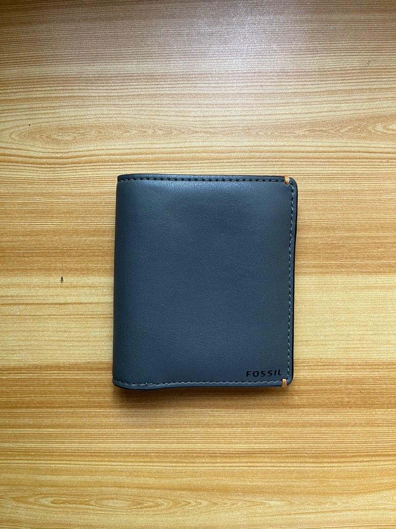 Fossil Wallet Joshua Vegan Cactus Bifold (Lead Gray Color), Men's