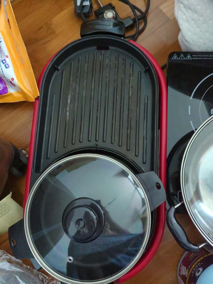 FREE Tabletop electric grill with soup pot, TV & Home Appliances