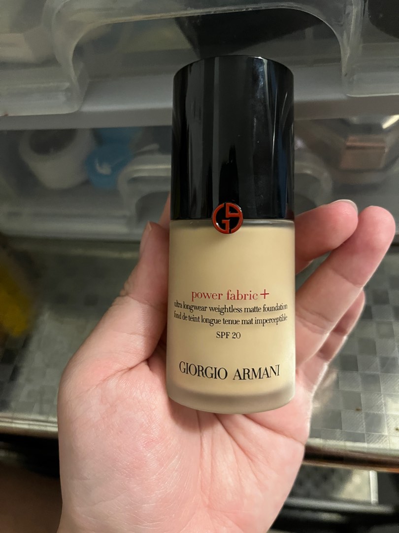 Giorgio Armani Power Fabric + Foundation Shade 3, Beauty & Personal Care,  Face, Makeup on Carousell