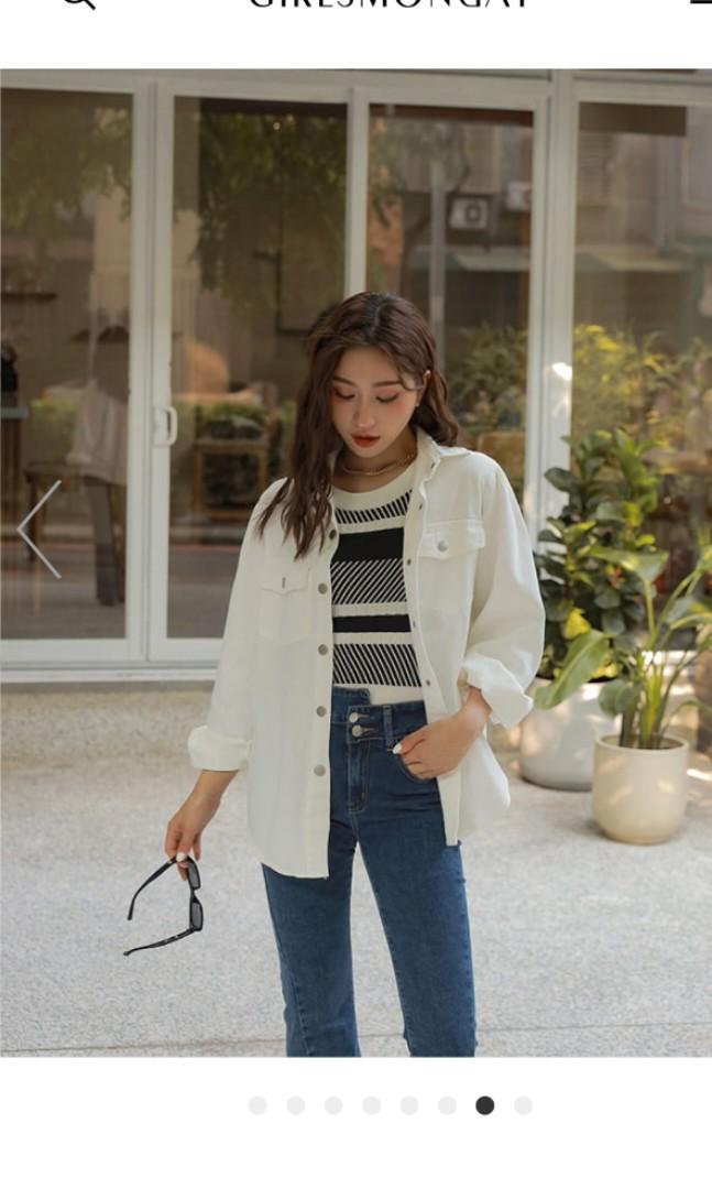 Girls sales white denim