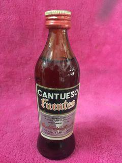 Glass mini bottle miniature