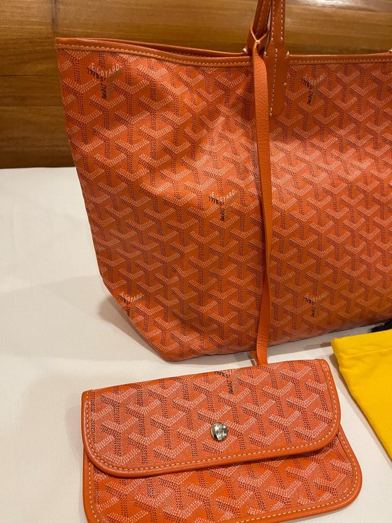 Anjou leather tote Goyard Orange in Leather - 35003079