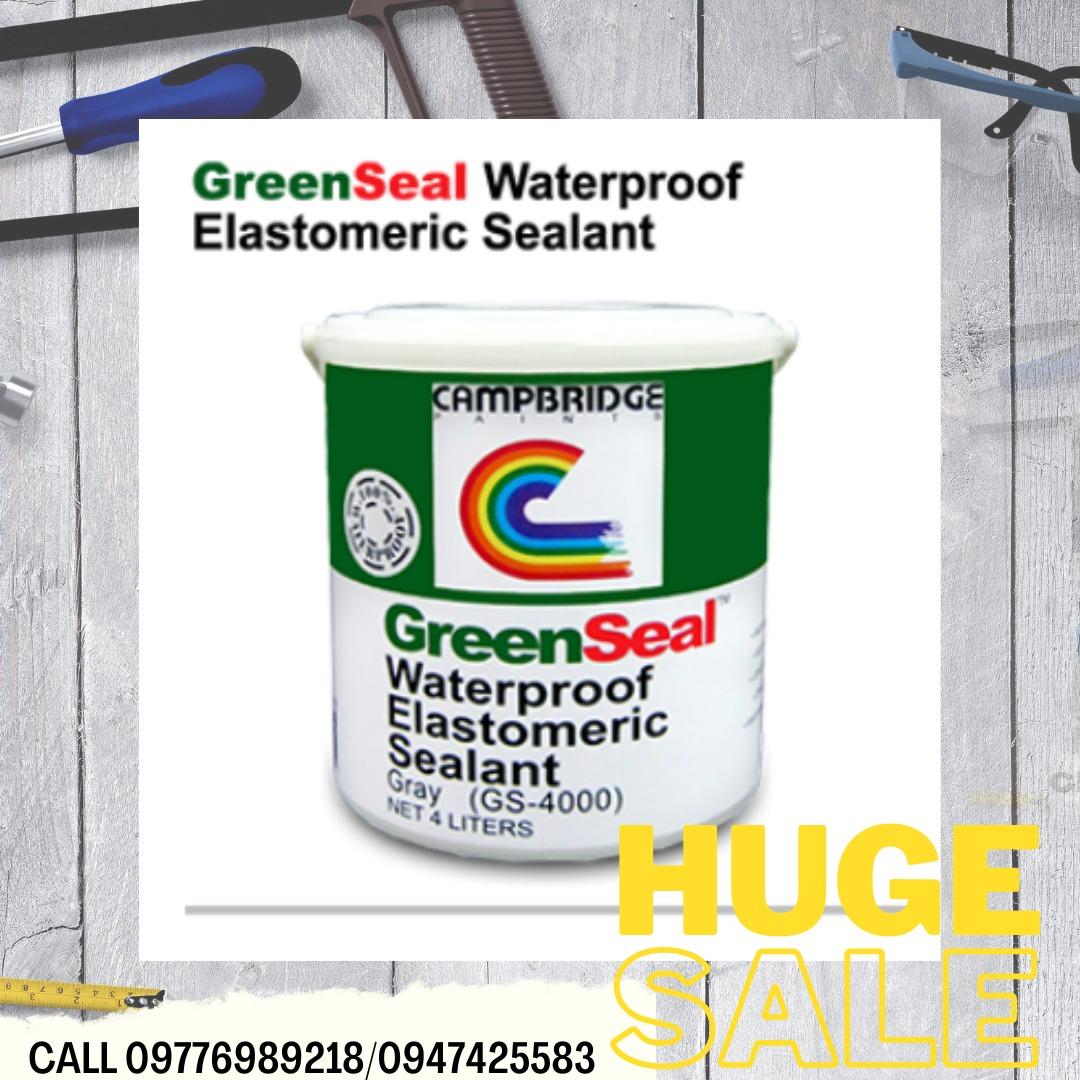 GREENSEAL WATERPROOF ELASTOMERIC SEALANT, Commercial & Industrial