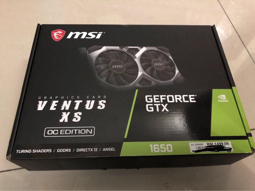 Msi geforce gtx 1650 ventus xs oc deals