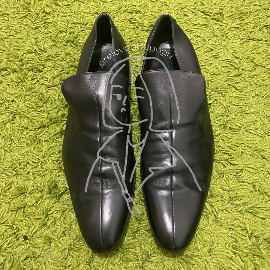 mens gucci black shoes