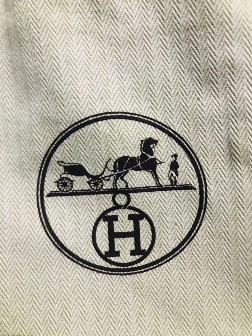 Authentic hermes dust bag deals