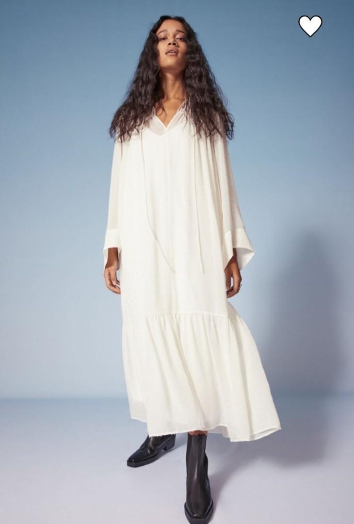 H&m chiffon maxi dress on sale