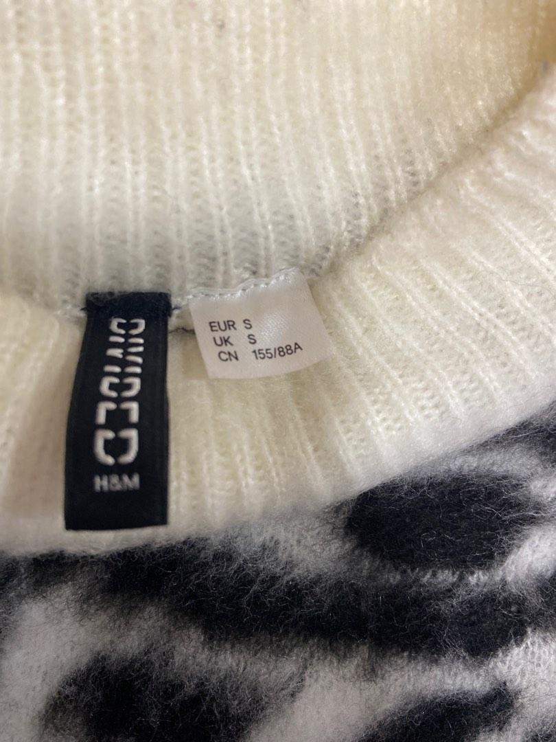 Fuzzy sales sweater h&m