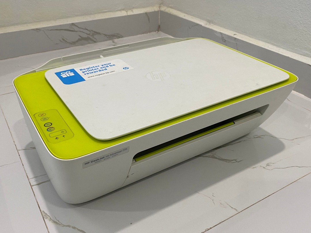 HP DeskJet Ink Advantage 2135 (Printer & Scanner), Computers & Tech