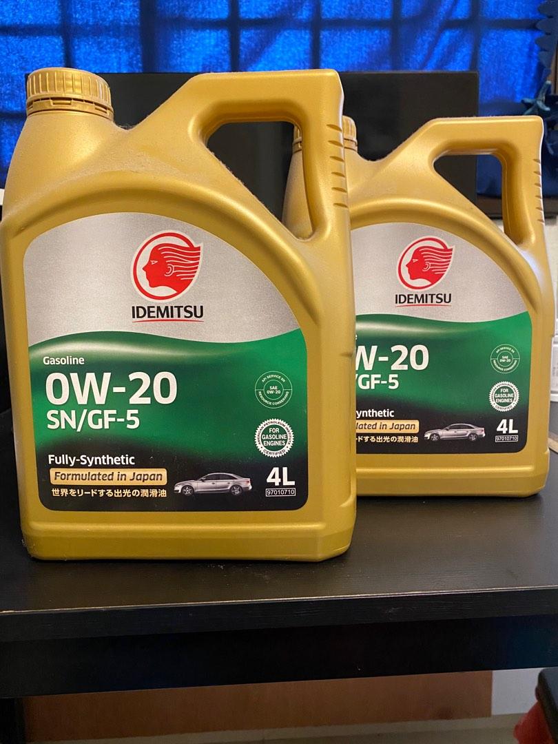 IDEMITSU engine oil 0W-20, Car Accessories, Car Workshops & Services on ...