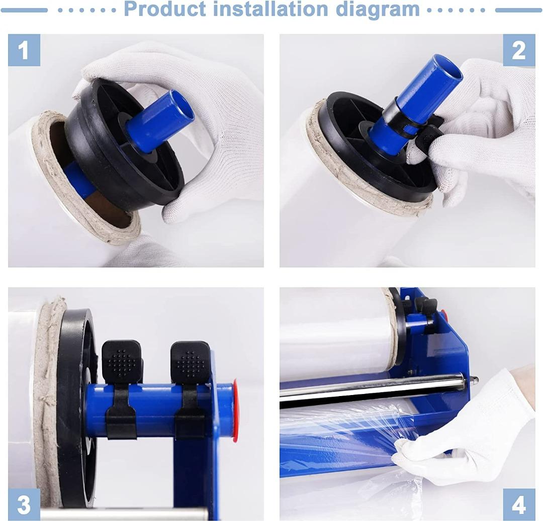 [iDS] Hand Film Wrapping Machine Manual Stretch Film Wrapper Cling Film ...