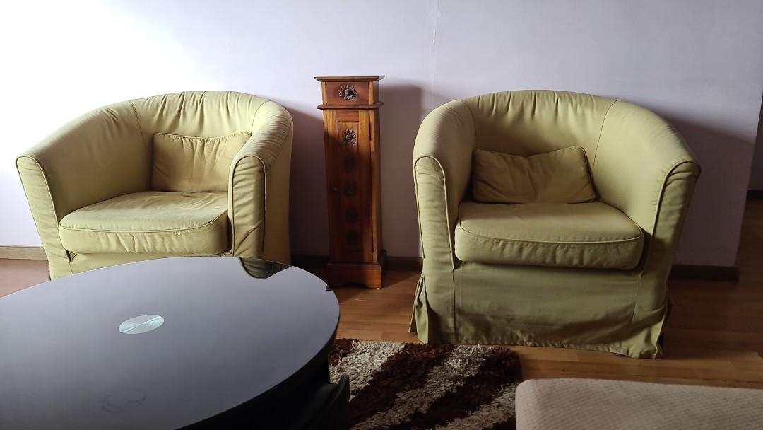 IKEA arm chair, Furniture & Home Living, Furniture, Chairs on Carousell