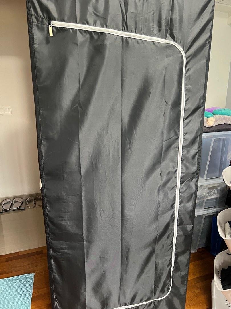 IKEA Black Zipup Wardrobe, Furniture & Home Living, Furniture, Shelves