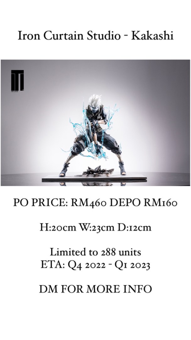 Iron Curtain Studio Kakashi, Hobbies & Toys, Toys & Games on Carousell