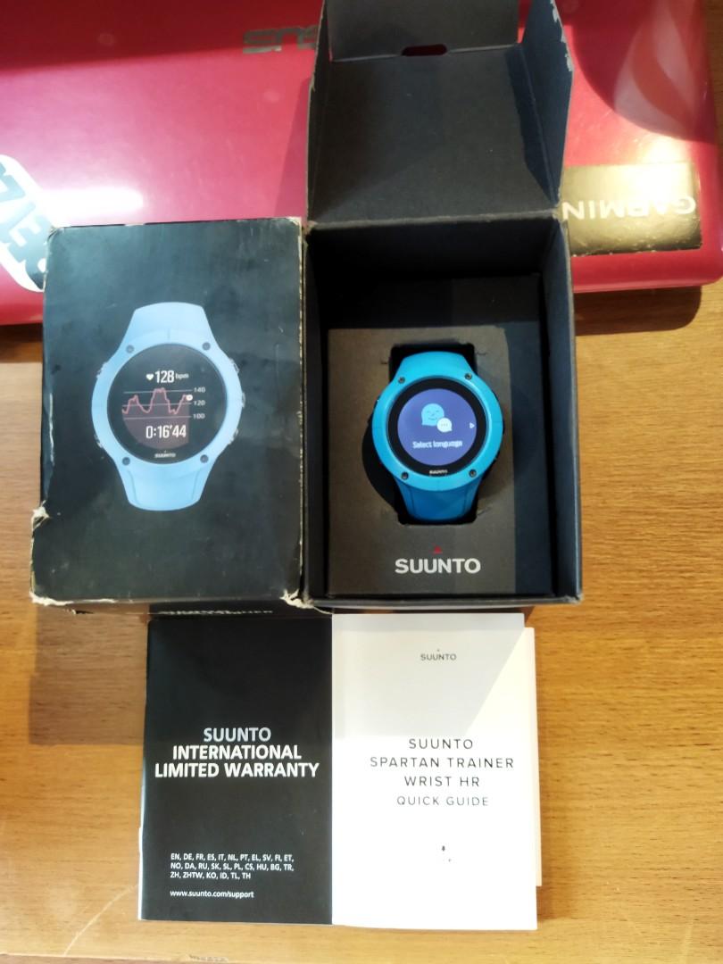 Jam tangan Suunto Spartan Trainer Wrist HR Blue SS023002000