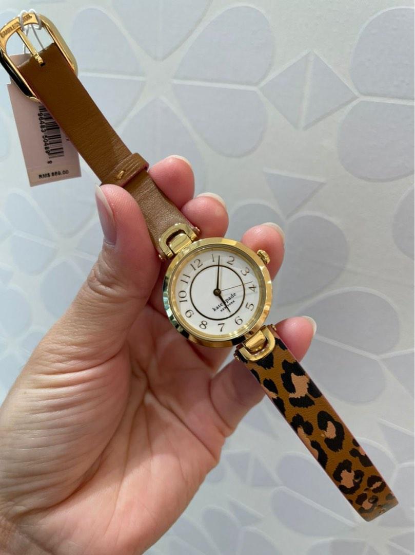 Kate Spade watch Rainey park luggage/leo print reversible, Women's Fashion,  Watches & Accessories, Watches on Carousell