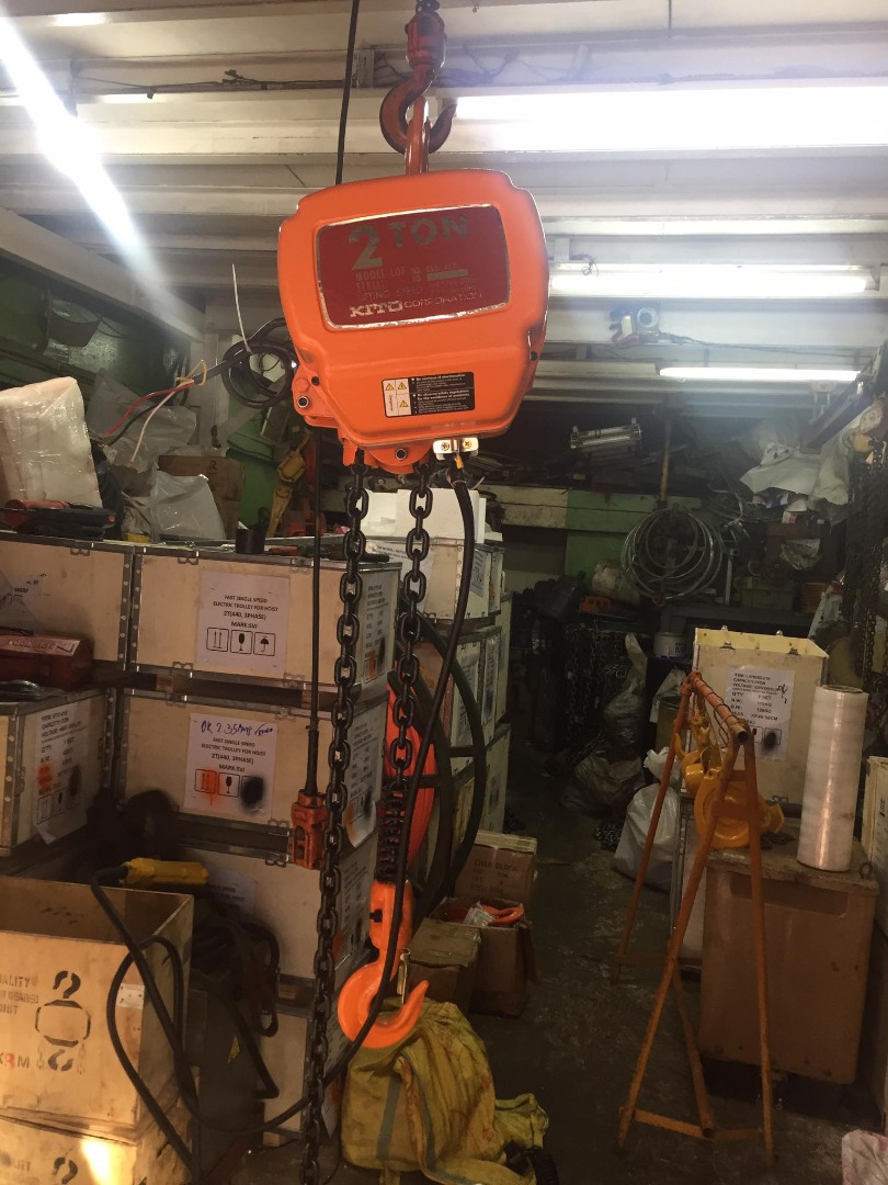 Kito Electric Chain Hoist, Commercial & Industrial, Construction Tools