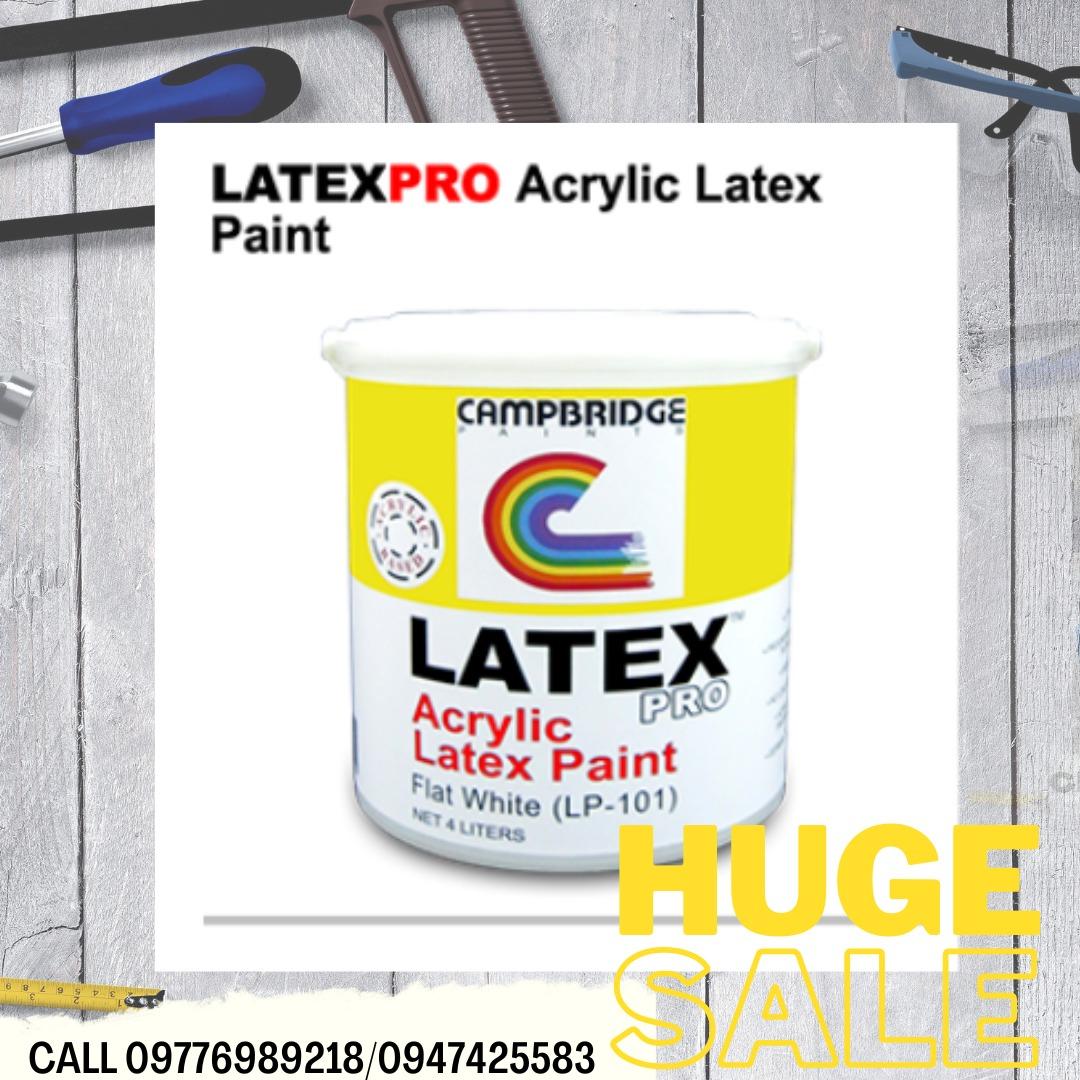 LATEX PRO ACRYLIC LATEX PAINT, Commercial & Industrial, Construction