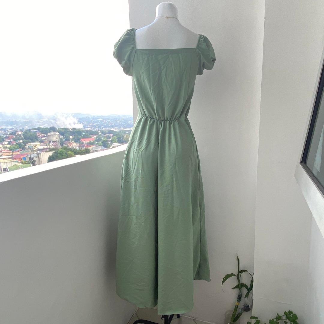 light-green-dress-women-s-fashion-dresses-sets-dresses-on-carousell